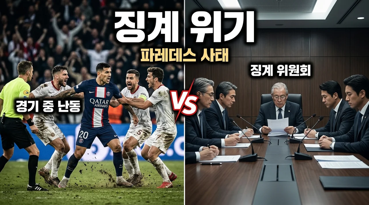 레안드로 파레데스 FIFA 징계 위기, 월드컵 결승 폭력 사태 전말