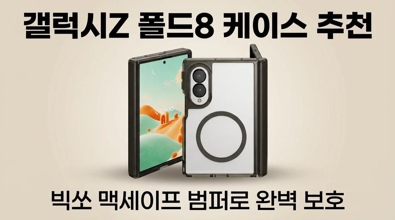 갤럭시Z 폴드8 케이스 추천, 빅쏘 맥세이프 범퍼로 완성하는 완벽 보호
