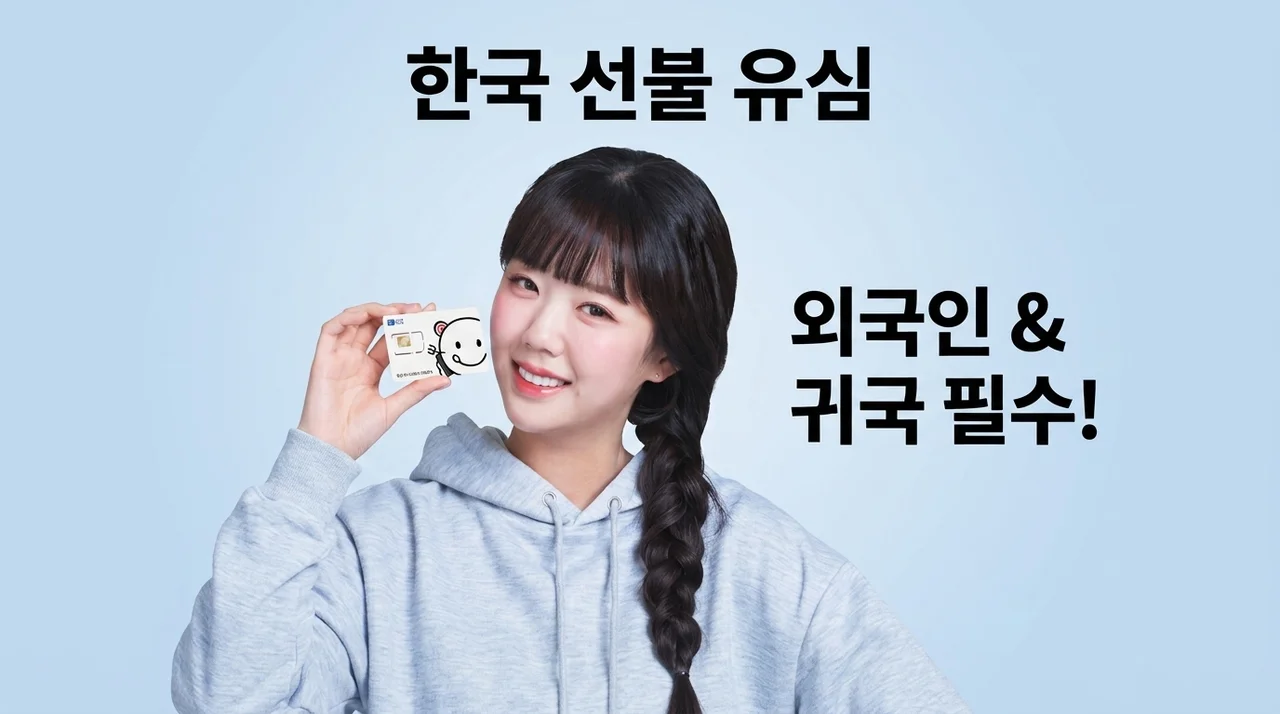 한국유심 선불유심, 외국인 친구나 귀국 시 필수템인 이유