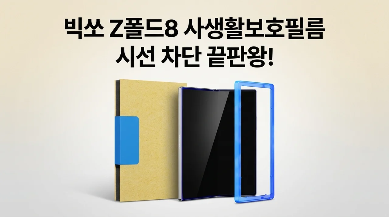 빅쏘 Z폴드8 사생활보호필름, 옆사람 시선 차단 끝판왕 솔직후기