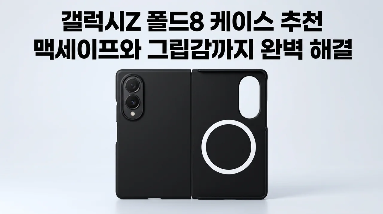 갤럭시Z 폴드8 케이스 추천, 맥세이프와 그립감까지 완벽 해결