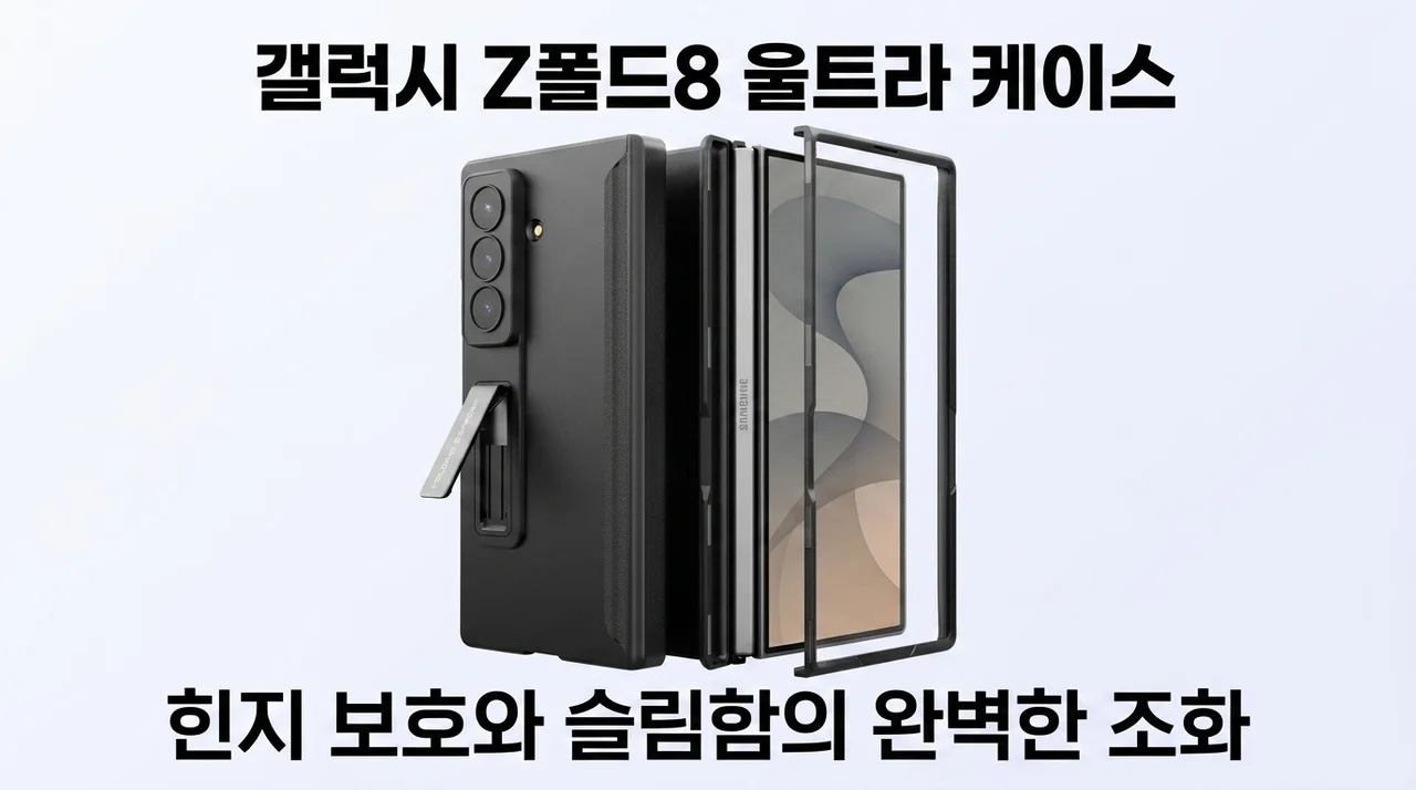 갤럭시 Z폴드8 울트라 케이스, 힌지 보호와 슬림함의 완벽한 조화