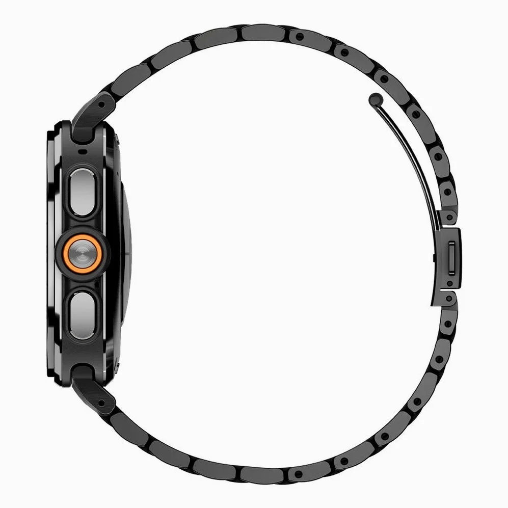 갤럭시워치 메탈 스트랩 밴드 모던핏 316L 블랙, 갤럭시 워치 울트라2, 47mm 상세 이미지 4