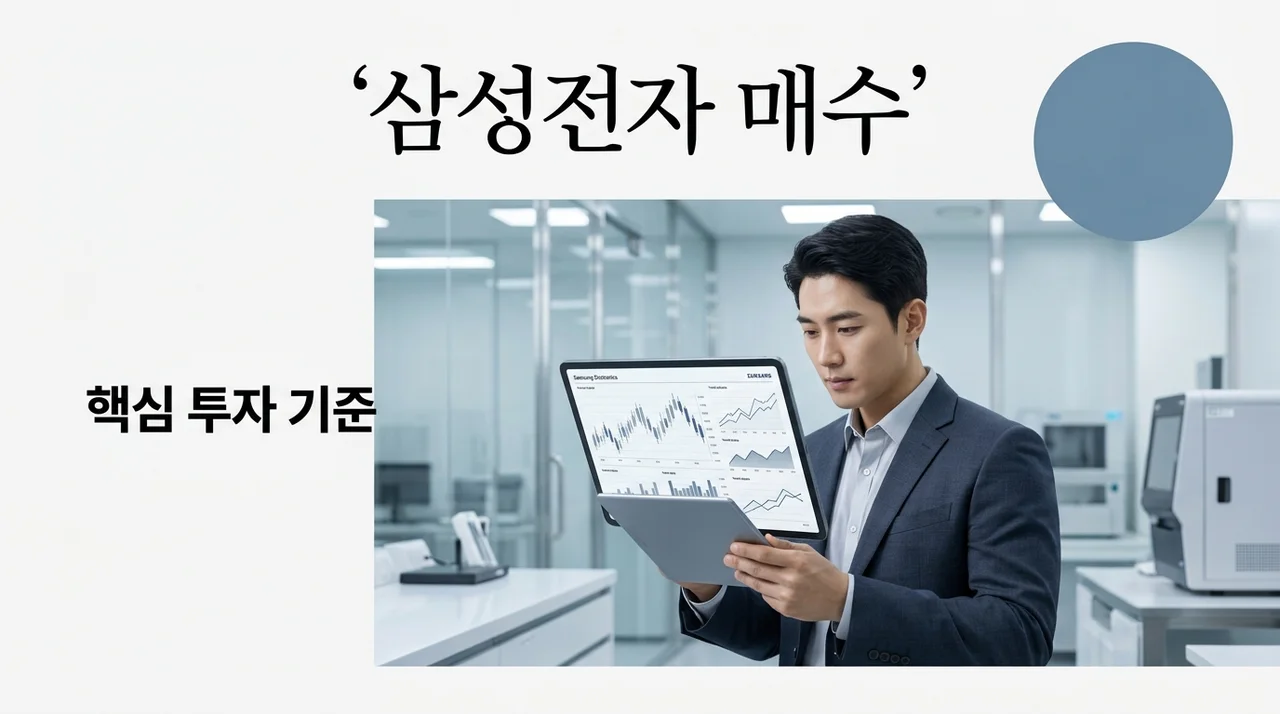 삼성전자 30만원 매수 손익보다 중요한 기준 5가지와 전략