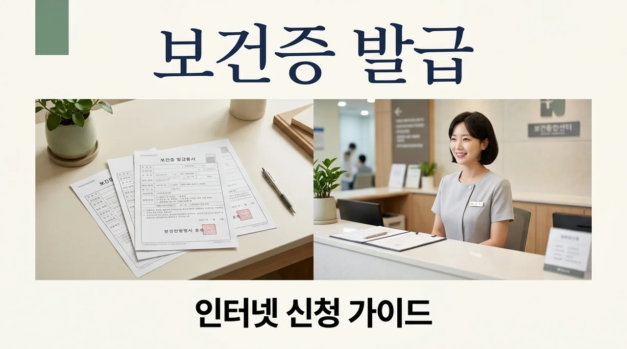 보건증 발급 방법 총정리! 인터넷 출력부터 비용 유효기간까지
