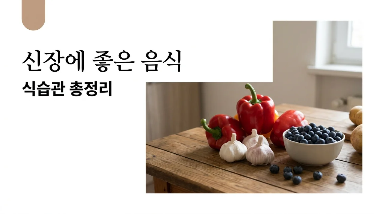 신장에 좋은 음식 총정리! 침묵의 장기 살리는 Best 5 식재료