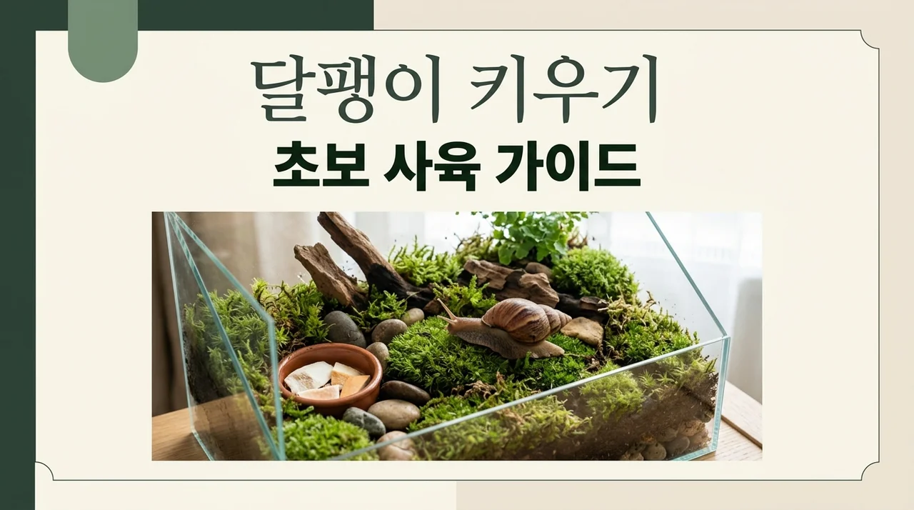 달팽이 키우기 초보자를 위한 먹이·온도·패각 관리 완전 가이드