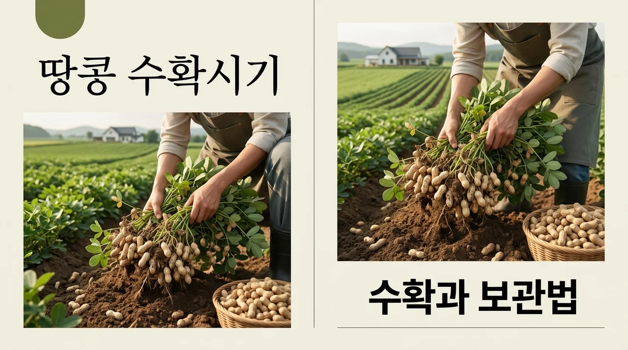 땅콩 수확시기 언제 캐야 할까? 수확 적기와 알차게 보관하는 팁