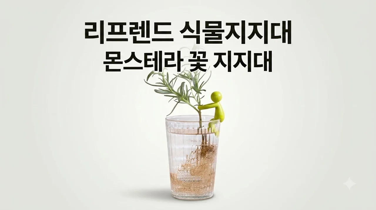 리프렌드 식물지지대 몬스테라 꽃 지지대 솔직 후기 인테리어 효과 대박