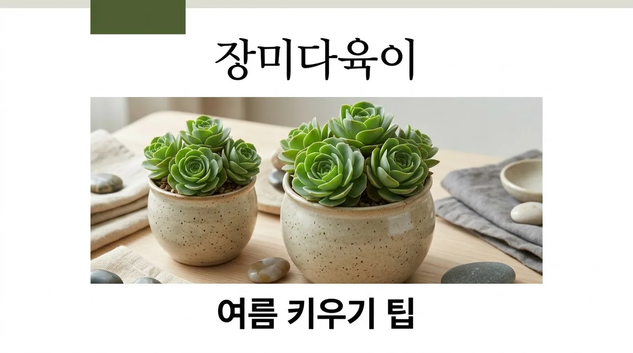 장미다육이 그라노비아 여름 물주기와 예쁘게 키우는 꿀팁 총정리