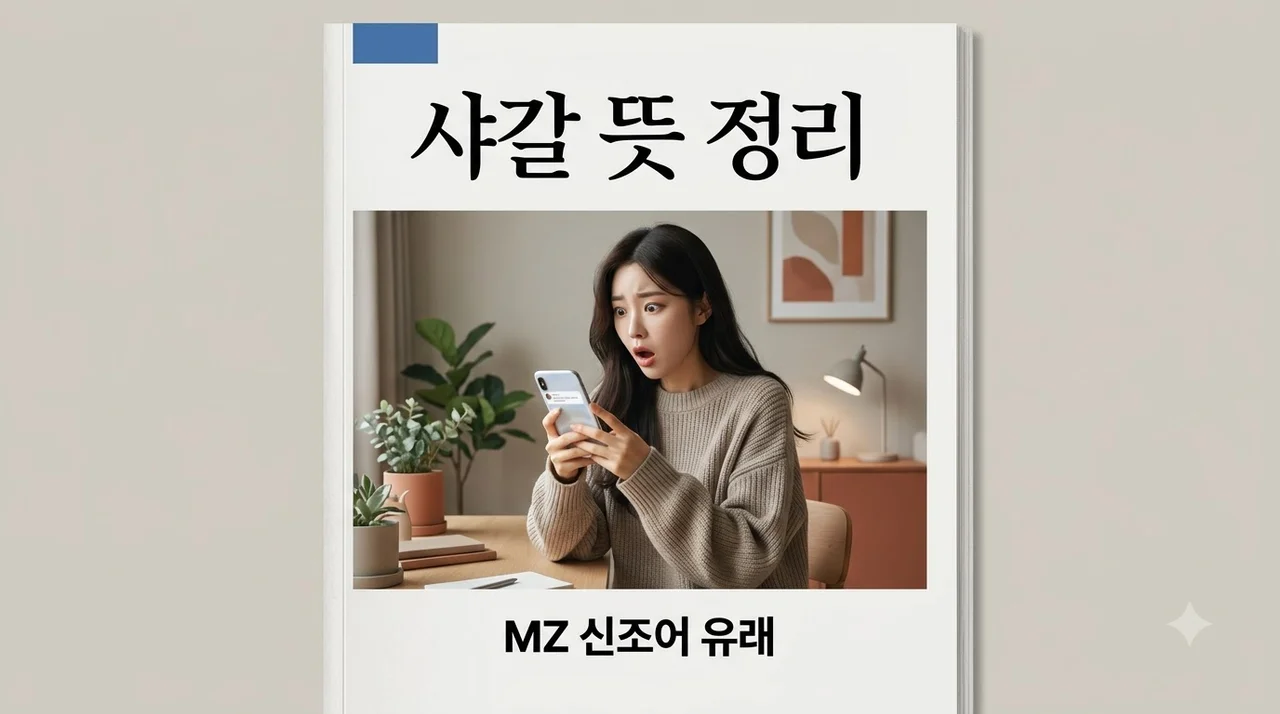 샤갈 뜻 완벽 정리! MZ 신조어 유래와 감다살과의 차이점