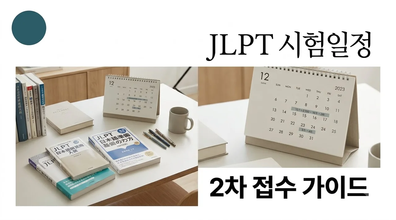 JLPT 시험일정 2026년 2차 접수기간부터 성적발표 합격 꿀팁까지