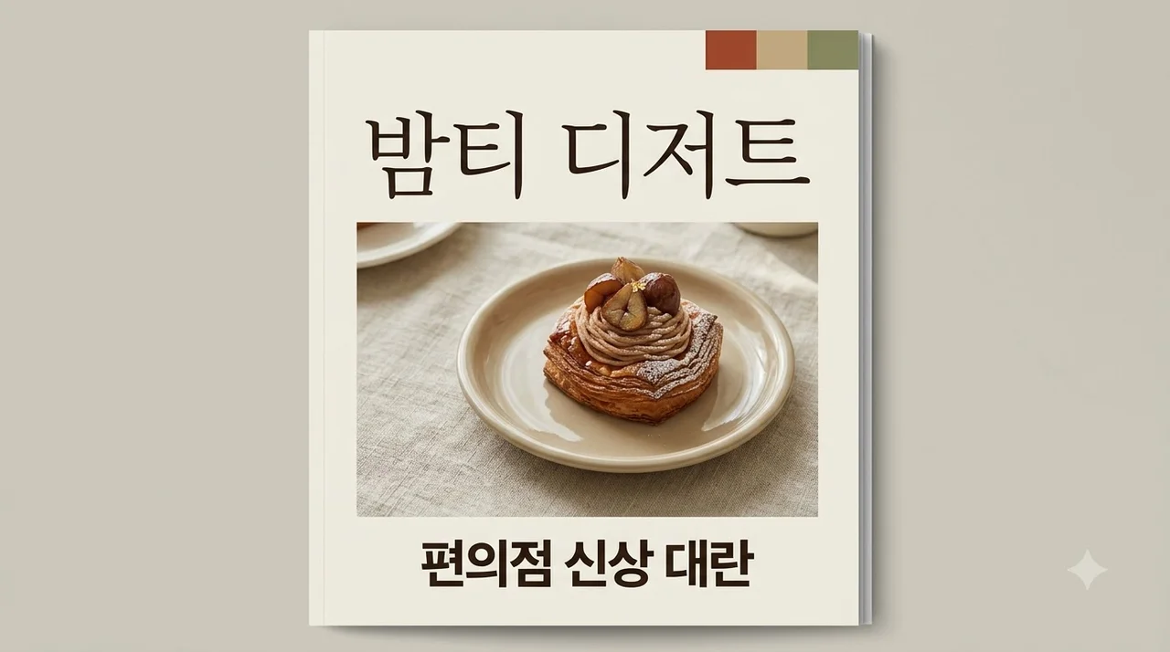 밤티 디저트 유래부터 CU 신상 밤티 말빵 솔직 후기와 구매 꿀팁