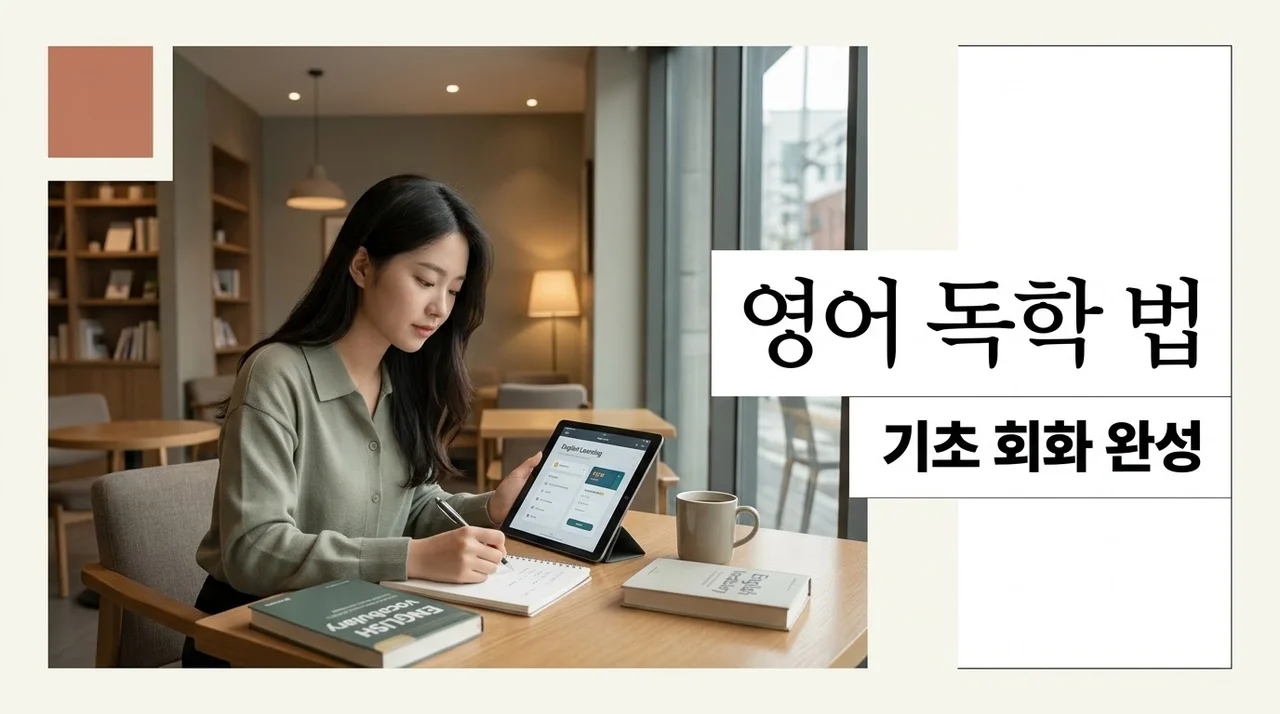 영어공부혼자하기 기초부터 회화까지 실패 없는 4단계 학습법