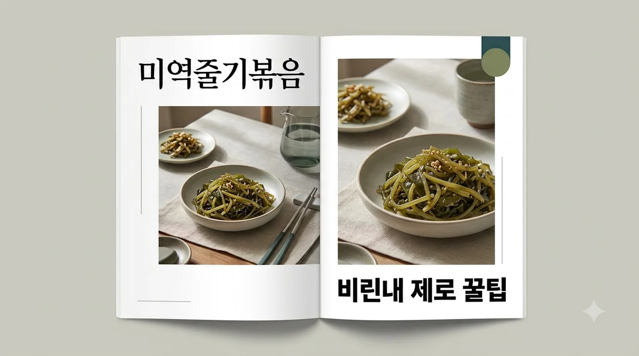 미역줄기볶음 비린내 없이 만드는 3가지 핵심 꿀팁과 황금레시피