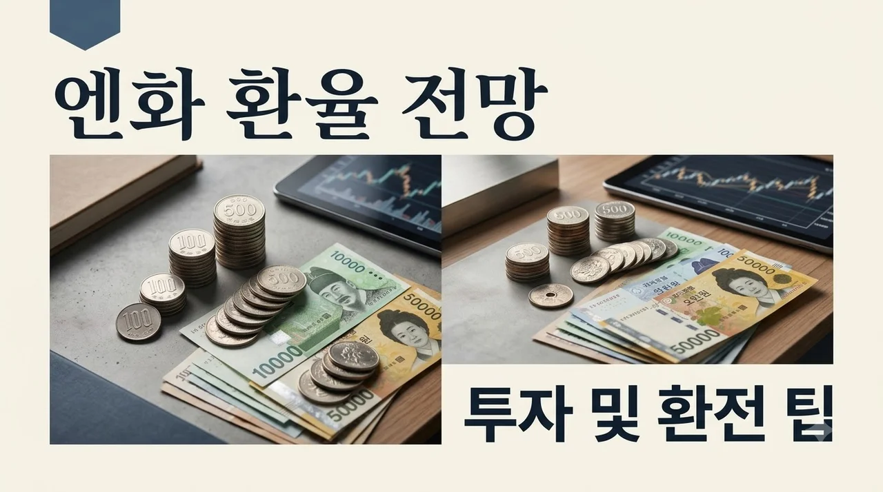 엔화 환율 800원대 최저점? 향후 전망과 ETF 투자 및 환전 팁