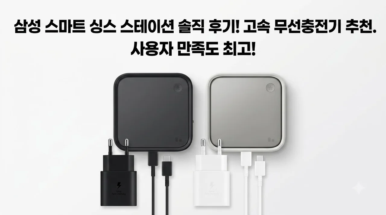 삼성 스마트 싱스 스테이션 솔직 후기! 고속 무선충전기 추천