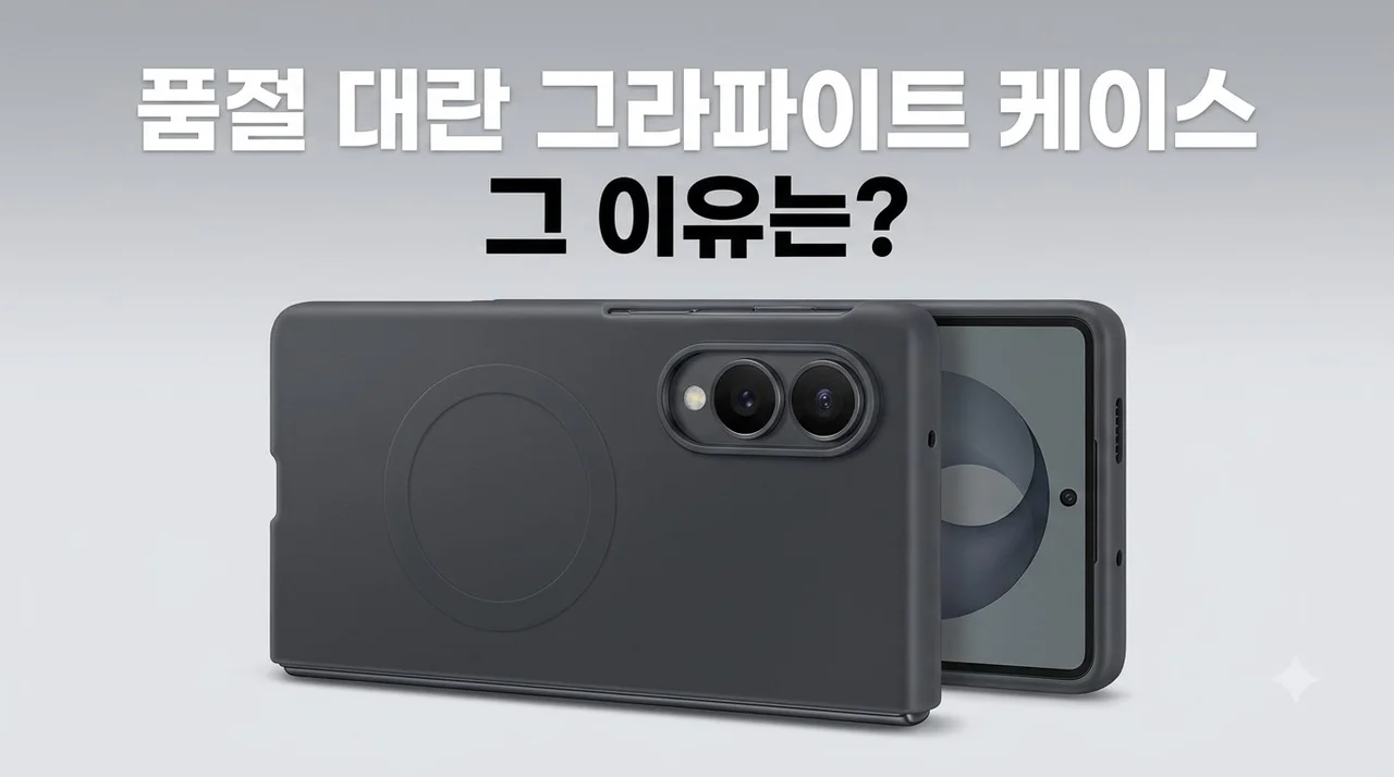 삼성 맥세이프 실리콘 마그넷 케이스 그라파이트 품절 대란 이유