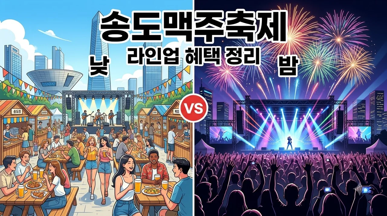2026 송도맥주축제 일정 라인업 VIP400 예매 주차 총정리