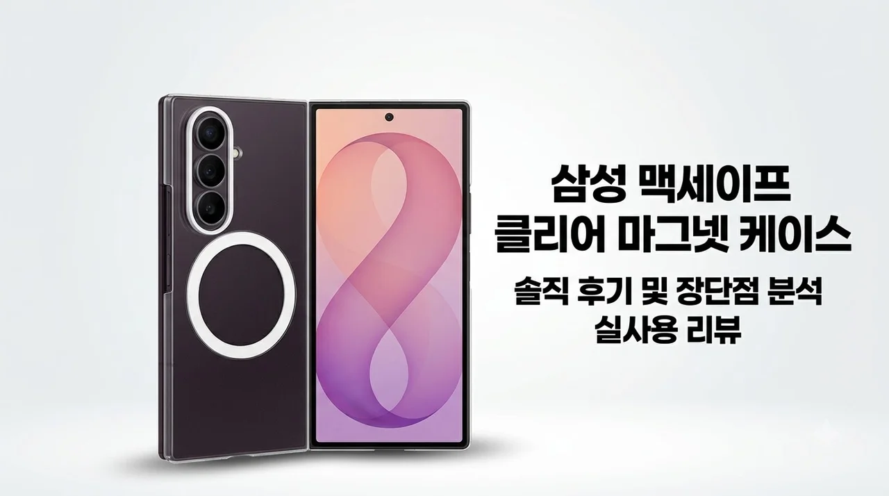 삼성 맥세이프 클리어 마그넷 케이스 솔직 후기 및 장단점 분석