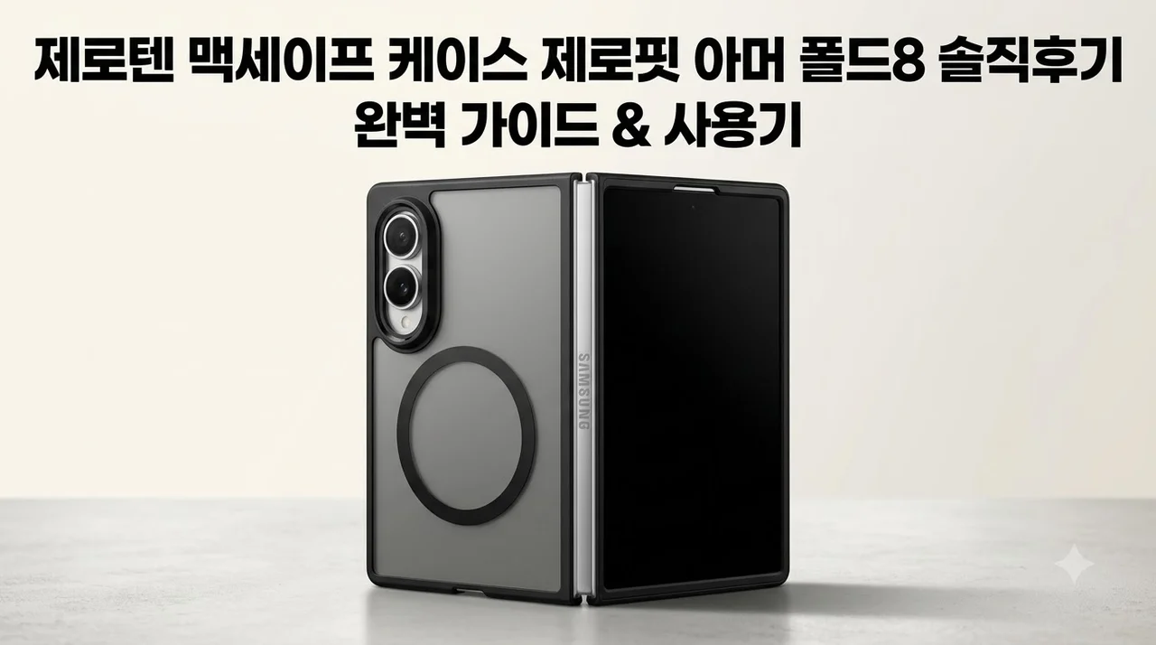 제로텐 맥세이프 케이스 제로핏 아머 폴드8 솔직후기