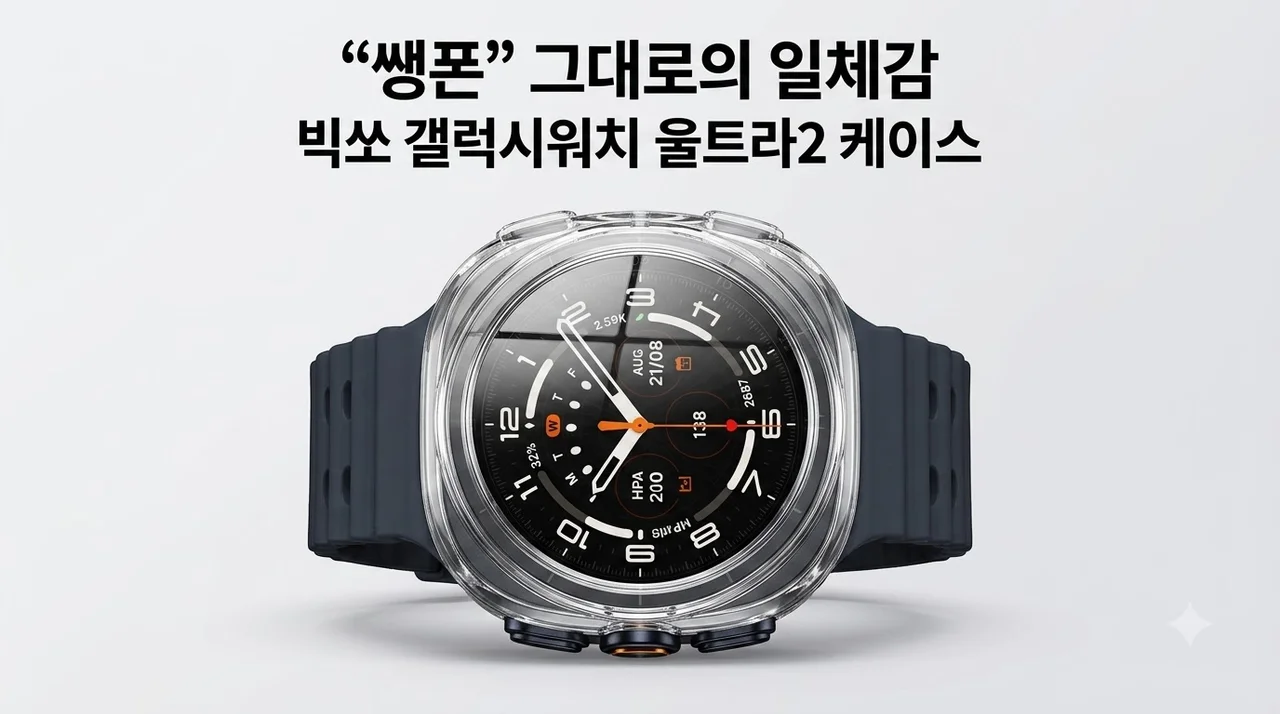 빅쏘 갤럭시워치 울트라2 케이스 쌩폰 느낌 일체감에 감탄한 이유