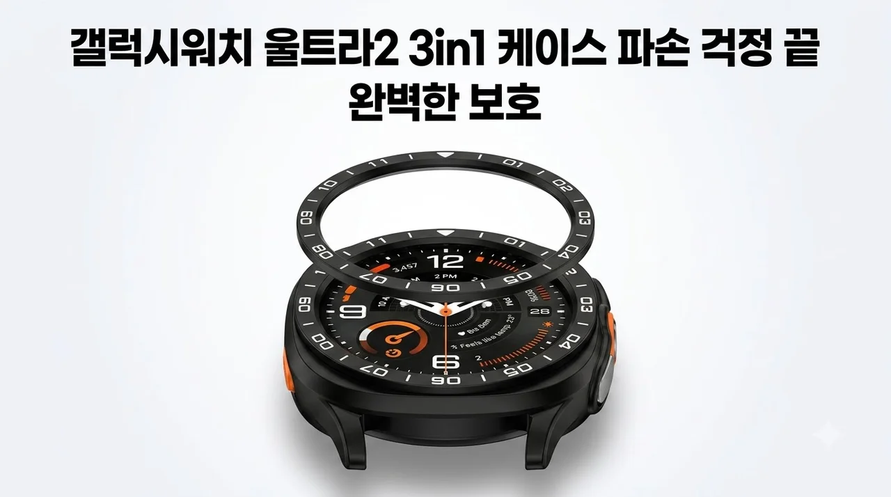 갤럭시워치 울트라2 3in1 케이스 파손 걱정 끝 가성비 보호커버