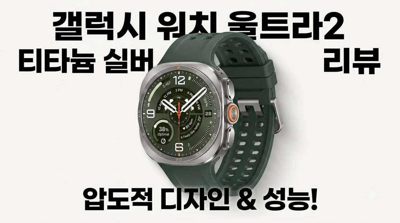 공식 갤럭시 워치 울트라2 티타늄 실버 47mm LTE 실사용 후기