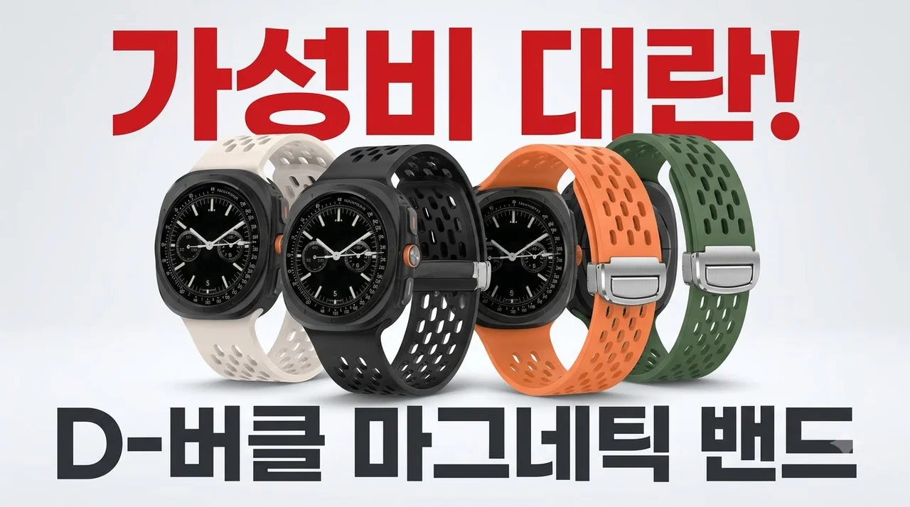 갤럭시워치울트라 스트랩 디버클 마그네틱 밴드 가성비 대란