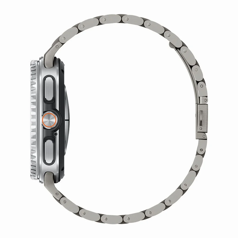갤럭시워치 메탈 스트랩 밴드 모던핏 내츄럴 티타늄, 갤럭시 워치9, 40mm-44mm 호환 상세 이미지 4