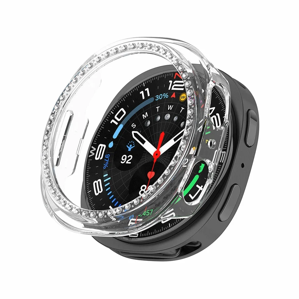 갤럭시워치9 다이아 큐빅 보호 케이스 갤럭시워치8 하드 유광 커버 40mm 44mm 호환 상세 이미지 1