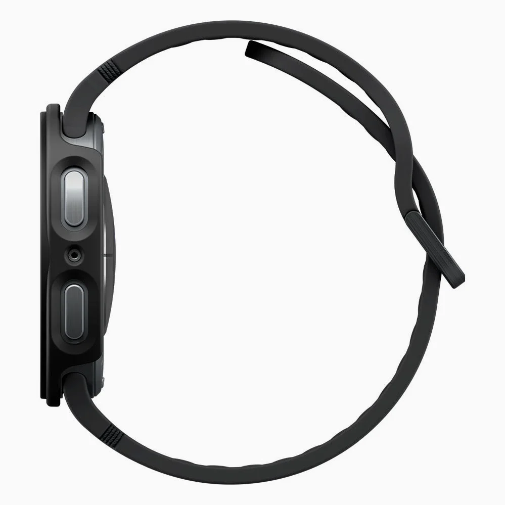 갤럭시워치 강화유리 풀커버 케이스 씬핏360 갤럭시 워치9, 44mm, 블랙 상세 이미지 5