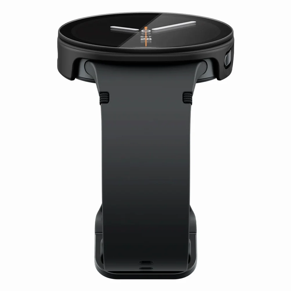 갤럭시워치 강화유리 풀커버 케이스 씬핏360 갤럭시 워치9, 40mm, 블랙 상세 이미지 3