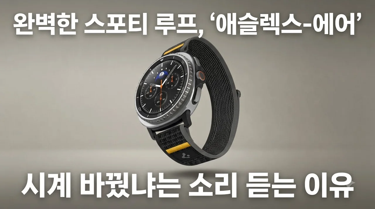 갤럭시워치 스포츠 루프 애슬렉스에어 스트랩, 시계 바꿨냐는 소리 듣는 이유