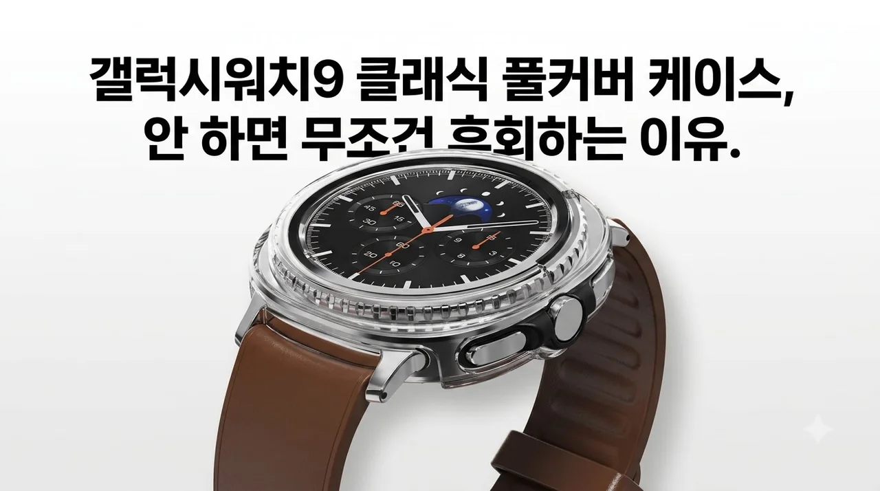 갤럭시워치9 클래식 풀커버 케이스, 안 하면 무조건 후회하는 이유