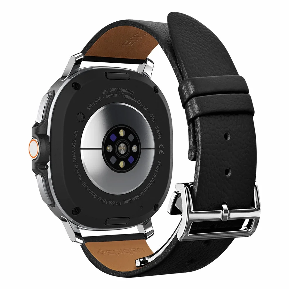 갤럭시워치 천연 가죽 스트랩 엔조 갤럭시 워치9, 40mm, 블랙 상세 이미지 5