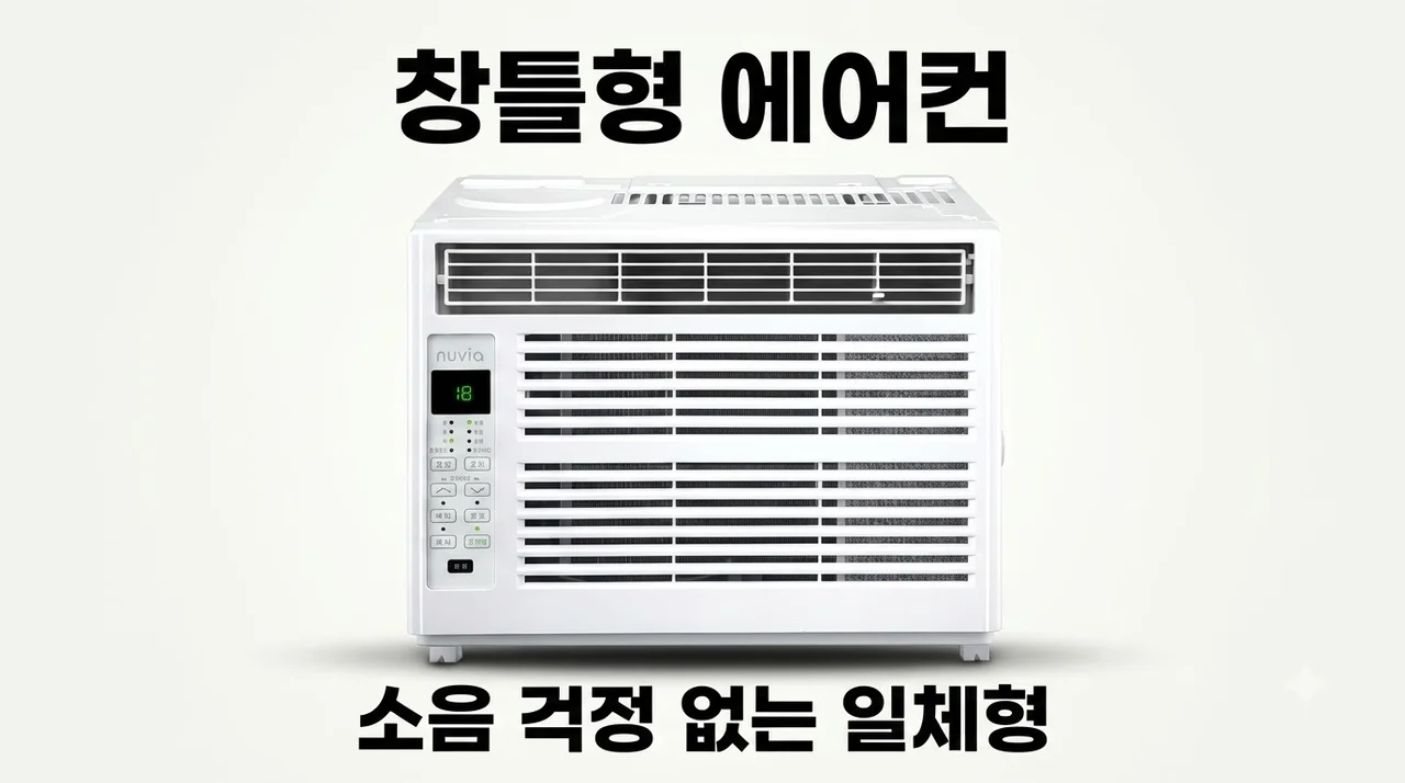 창틀형에어컨 타이머 창호 일체형 원룸 소음 걱정 없는 솔직후기