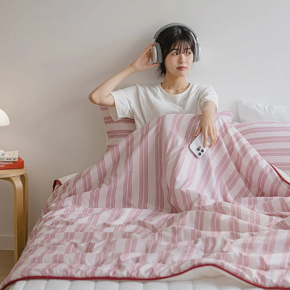 [네이버단독] 바자르 이불 냉감 썸머빌리지 먼지없는 양면 여름 차렵이불 SS 상세 이미지 3
