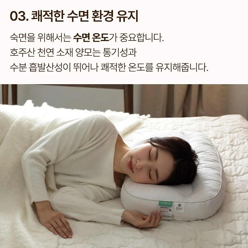 슬립앤슬립 아이유 깊은잠 베개 S (+냉감 베개커버1P) 상세 이미지 5