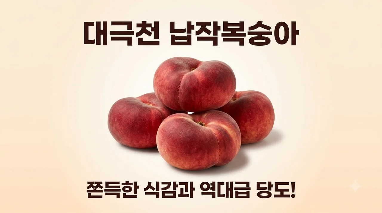 신비복숭아 대극천 납작복숭아, 쫀득한 식감과 역대급 당도에 반한 솔직 후기