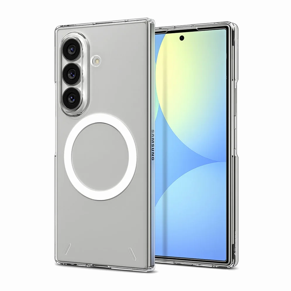Qi2 20W 인증 갤럭시 맥세이프 케이스 초슬림 에어스킨 맥핏 클리어화이트, 갤럭시Z 폴드8 울트라 상세 이미지 4