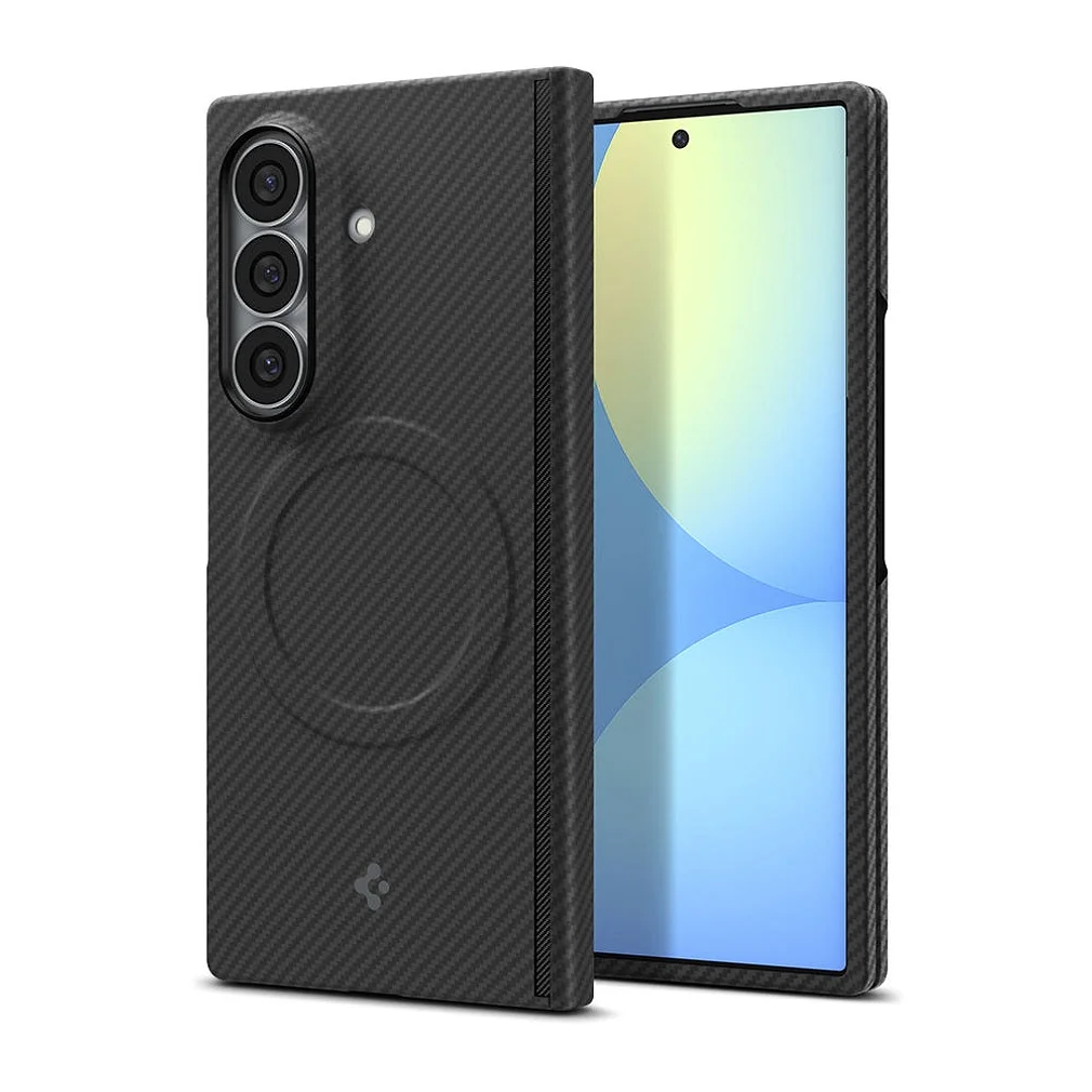 Qi2 20W 인증 갤럭시 맥세이프 케이스 초슬림 카본 에어스킨아라미드 맥핏 갤럭시Z 폴드8 울트라, 아라미드, 블랙 상세 이미지 5