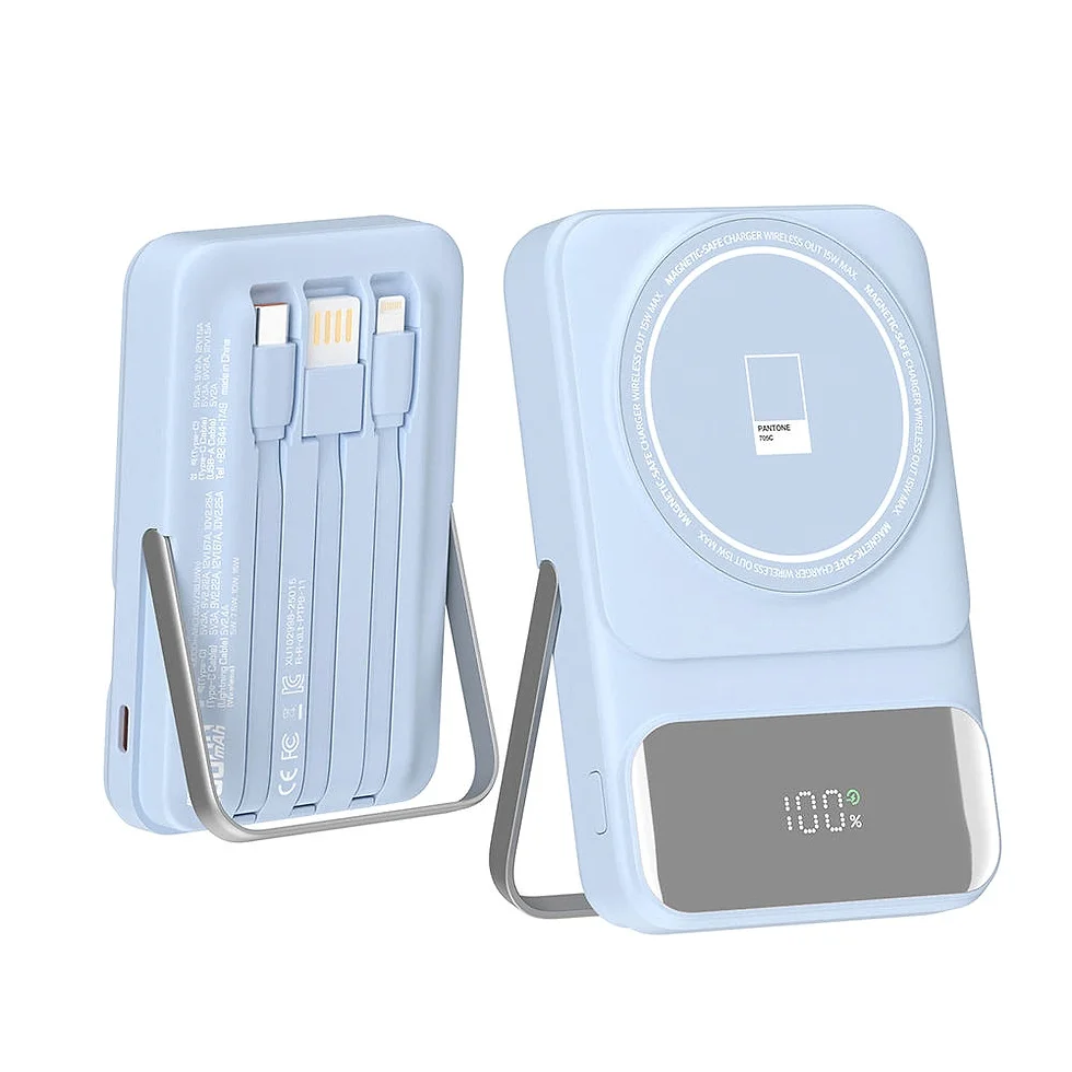 이어맥 팬톤 일체형 고속 무선 충전 맥세이프 보조배터리 10000mAh 상세 이미지 4