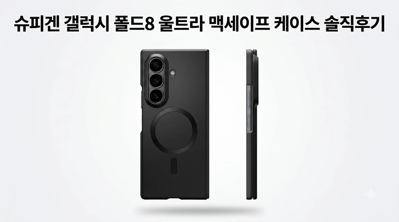 갤럭시 맥세이프 케이스 슈피겐 에어핏프로 맥핏 폴드8 울트라 솔직후기