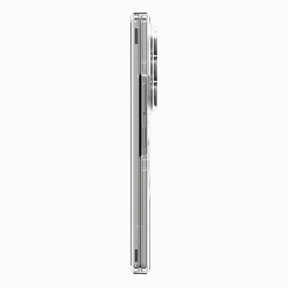Qi2 20W 인증 갤럭시 맥세이프 케이스 힌지 풀커버 울트라하이브리드프로 맥핏 클리어화이트, 갤럭시Z 폴드8 울트라 상세 이미지 2