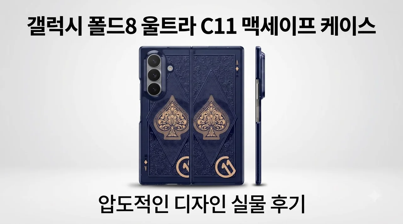 갤럭시 맥세이프 케이스 c11 에디션 폴드8 울트라 실물 후기