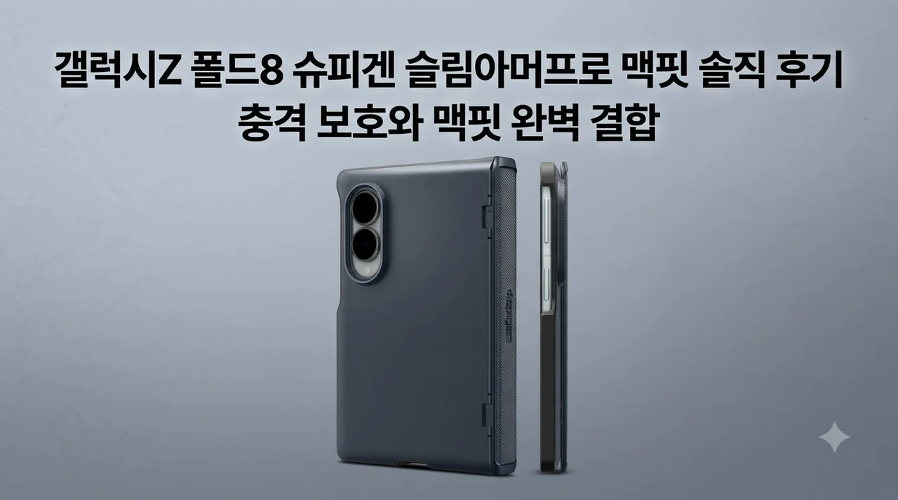 갤럭시Z 폴드8 슈피겐 슬림아머프로 맥핏 솔직 후기