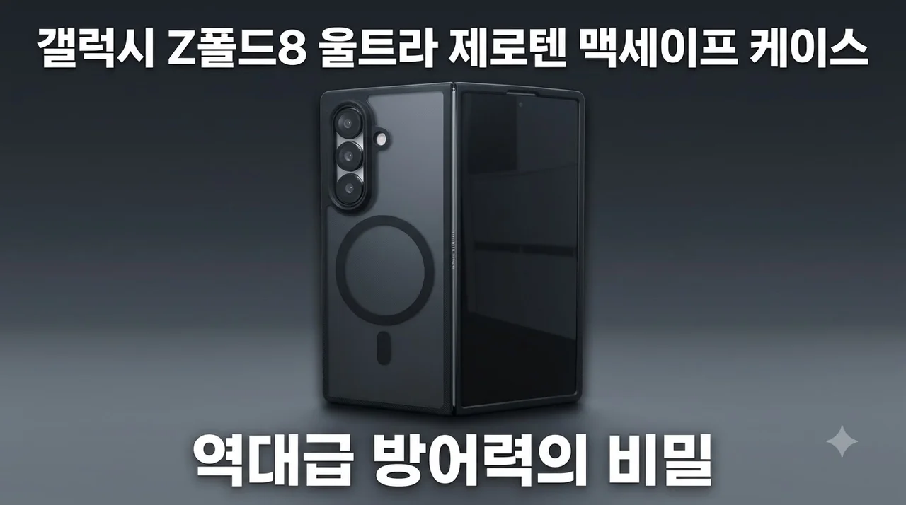 갤럭시 Z폴드8 울트라 제로텐 맥세이프 케이스, 역대급 방어력의 비밀