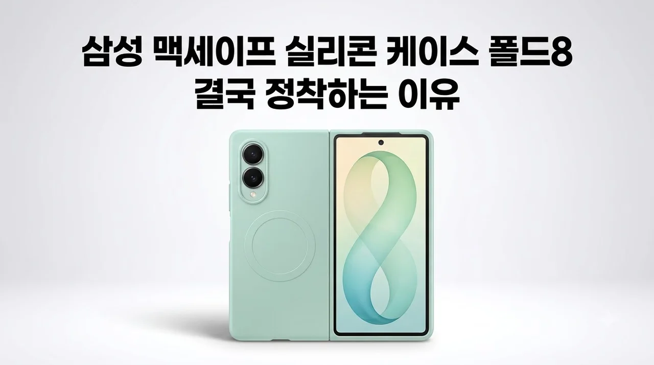 삼성 맥세이프 실리콘 케이스 폴드8, 결국 정품으로 정착한 이유