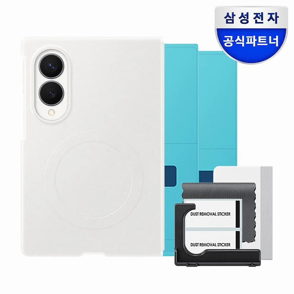 삼성 정품 실리콘 맥세이프 마그넷 케이스 커버 크림, 갤럭시Z 폴드8 상세 이미지 2